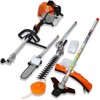 Multi-Functional Grass Trimmer Kit String Trimmer Brush Cutter For Home Garden Yard Care Trimming Tool 52CC 2-Cycle Tool System - 4 of 4