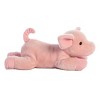 Aurora Medium Pickles Piglet Flopsie Adorable Stuffed Animal Pink 12" - 2 of 4