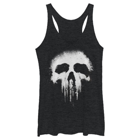 Women's Marvel Punisher Skull Logo Racerback Tank Top - image 1 of 3