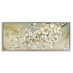 Stupell Industries Blooming Flower Tree Branch Painting, 30" x 13" - 1 of 4