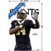 Trends International NFL New Orleans Saints - Cameron Jordan Feature Series 23 Unframed Wall Poster Prints - 3 of 4