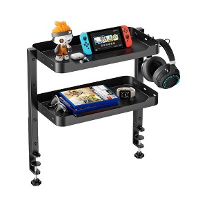 Evo Bytes 2-Tier Clamp On Desk Shelf - 1 of 4