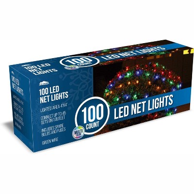 Joyfy 100 LED Christmas Net Lights for Indoor & Outdoor Decorations, Christmas Events, Christmas Eve Night Decoration