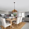 Chloe Lighting Serenity Victorian Tiffany-Style Blackish Bronze 2 Light Hanging Pendant 18" Wide - 4 of 4