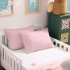 2 Pack 500 Thread Count Cotton Envelope Toddler Pillowcases, Ultra Soft Travel Pillow Cases - NTBAY - 2 of 4