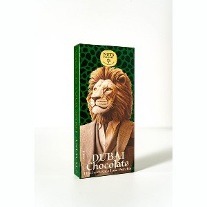 NUTS FACTORY LION DUBAI CHOCOLATE BAR. RANKED # 1 IN THE WORLD!  2 PREMIUM BAR PACK - 1 of 4