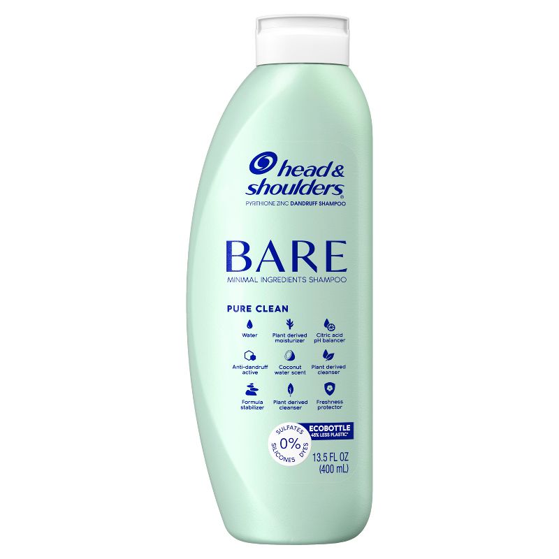 Head &#38; Shoulders Bare Anti Dandruff Pure Clean Shampoo, Sulfate Free - 13.5 fl oz, 3 of 14