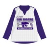 NCAA Kansas State Wildcats Girls' Long Sleeve Fashion T-Shirt - 2 of 3