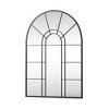 PexFix Iron Metal Frame Windowpane Wall Mirror Farmhouse Rustic Elegant Decor for Living Room Bedroom Bathroom Entryway - 3 of 4