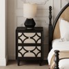 JIONJOY Modern Mirror Nightstand - 2-Drawer Fully Assembled, Accent Front Design & 40lb Capacity - 2 of 4