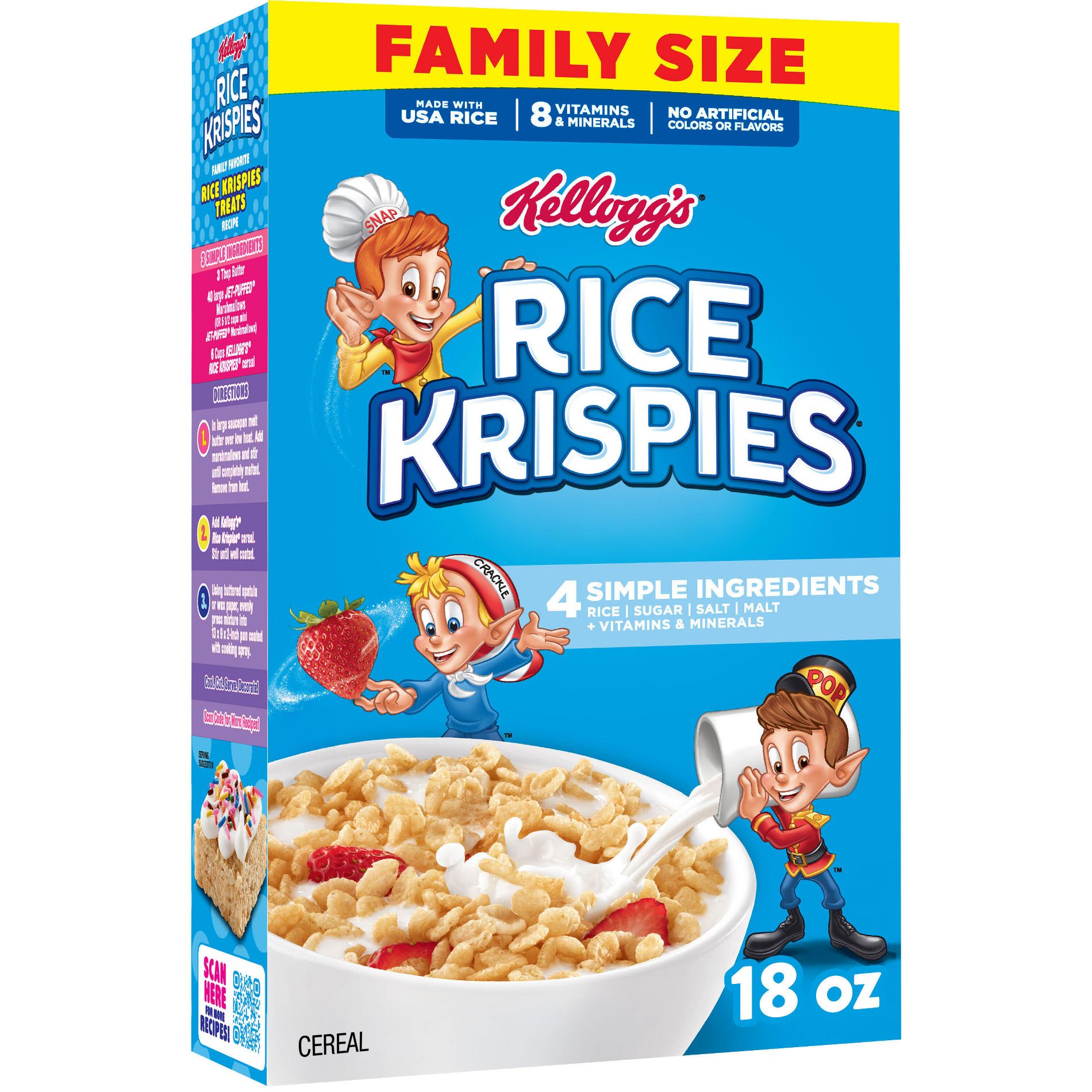 Kellogg's Rice Krispies Breakfast Cereal - 18oz
