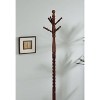 71.5" Twist Coat Rack Cherry Wood - Ore International - 3 of 4