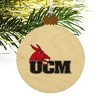 University of Central Missouri Primary Logo Wood Christmas Tree Holiday Ornament - 4 of 4