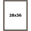 PosterPalooza | 28x36 Modern Bamboo Picture Frame, UV Acrylic, 5 Finishes - 2 of 4