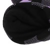 Kuromi Hood Purple Plaid Cuff Beanie - 3 of 4