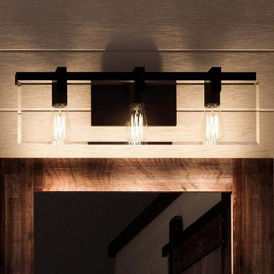 Urban Ambiance Luxury Modern Farmhouse Modern Bath Fixture,  8-3/8"H x 22-3/4"W,  Olde Bronze Finish, UHP2450