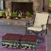 ARDEN Outdoor Dining Chair Cushion, 20-in x 20-in, Tan Leala - 4 of 4