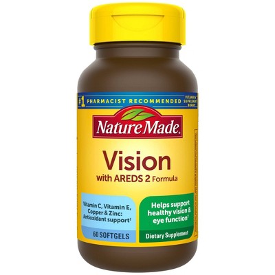 Nature Made Vision with Areds 2 Formula Supplements - 60ct