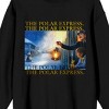 Polar Express Photo Art Crew Neck Long Sleeve Women's Black Sweatshirt - 2 of 3