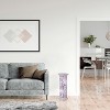 River of Goods 23" High Melody Medallion Pedestal Floor Lamp: ETL Listed, Glass & Metal Shade - 4 of 4