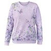 Collections Etc Butterfly Floral Sweatshirt - image 3 of 4