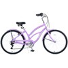 26 Inch Cruiser Bike, 7 Speed Multiple Colors Men's Women's Beach Cruiser Bike with Front and Rear V-brakes - 2 of 4