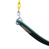 Gorilla Playsets Extreme-Duty Swing Belt - Green w/ Yellow Chains - 4 of 4