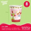 Treasures Gifted Strawberry Shortcake Cups - 12oz Party Cups - Strawberry Shortcake Birthday Decorations - Disposable Paper Cups - 2 of 4