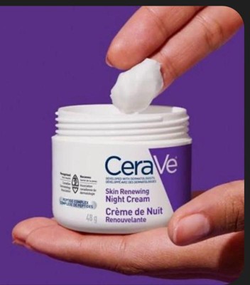 CeraVe Skin Renewing Night Cream Face Moisturizer - 1.7 fl oz : Target
