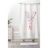 Deny Designs April Lane Art Fancy Bow Monogram Memory Foam Bath Mat - 4 of 4