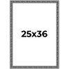 PosterPalooza | Distressed Black Picture Frame - UV Acrylic, Foam Board Backing, Hanging Hardware - 2 of 4