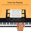 GLARRY 54 Lighted Keys Electric Keyboard Piano for Beginners Portable Music Keyboard Baby with Music Stand, Microphone, Power Supply, Headphone - 4 of 4