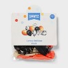 10ct Halloween Bats and Marble Mix Latex Balloon Pack Orange/Black - Spritz™ - 4 of 4