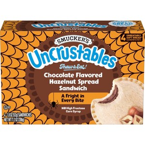 Smucker's Uncrustables Frozen Chocolate Flavored Hazelnut Spread Sandwich - 1 of 4