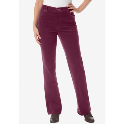 Woman Within Plus Size Petite Stretch Corduroy Bootcut Jean