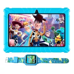 Contixo Kids Tablet V8 Bundle with Smart Watch, 7-inch Hd, Ages 3-7 With Camera, Parental Control, 16gb, Wifi, Learning Tablet - Blue