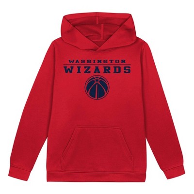 NBA Washington Wizards Boys' Poly Hooded Sweatshirt