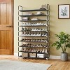 10-Tier Shoe Rack: Space-Saving Design, Easy Assembly, Ideal Shoe Storage Solution for Hallway Closets - 2 of 4