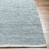 Hauteloom Aneko Beige Handwoven Leather Rag Carpet - 2 of 4