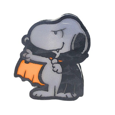 Roman 7.25 In Snoopy Vampire Lighted Peanuts & Doghouse Spooky Figurines