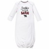 Hudson Baby Infant Boys Cotton Gowns, Buffalo Plaid Family - 3 of 4