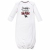 Hudson Baby Infant Boy Cotton Gowns, Buffalo Plaid Family - image 3 of 4