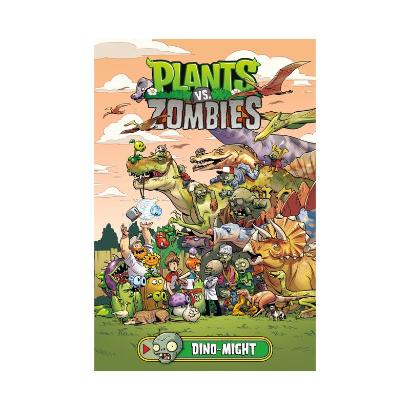 Plants vs. Zombies Volume 12: Dino-Might - by  Paul Tobin (Hardcover), 1 of 2