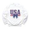 Simply Sage Market Coquette USA Bow Sweatshirt - 2 of 4