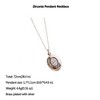 Anna-Kaci Women's Zirconia Pendant Necklace - 4 of 4