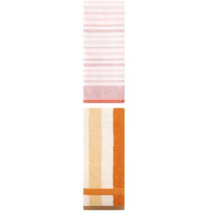 REGALWOVEN Striped Pattern Cotton Bathroom Hand Towels for Home Decor 13" x 29"/13" x 27" 2 Pcs - 1 of 4