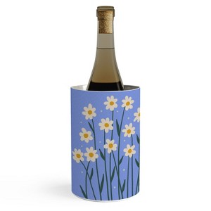 Angela Minca Simple daisies perwinkle Wine Chiller - 1 of 2
