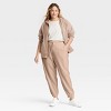 Women's High-Rise Tapered Joggers - Ava & Viv™ - 3 of 3