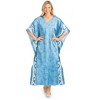 Collections Etc Side Border Print Caftan - 3 of 4