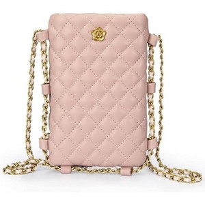 Hachikiko Small Crossbody Purse,Synthetic Leather Phone Wallet with Chain Strap, Stylish Crossbody Phone Bag for Travel & Daily Use - 1 of 4